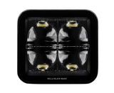 Hella Universal Black Magic 3.2in L.E.D. Cube Kit - Flood Beam (Long Range) - 358176821