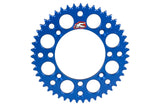 Renthal 02-17 Yamaha YZ85 Rear Grooved Sprocket -Blue 428-52P Teeth - 121U-428-52GPBU