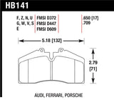 Hawk 94-96 Ferrari 456GT Rear / 91-94 Porsche 911 Rear / 94-98 Porsche 911 Front / 86-91 Porsche 928 - HB141E.650