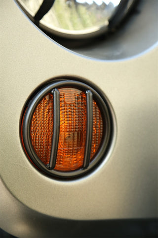 Rugged Ridge 07-18 Jeep Wrangler JK Textured Black Turn Signal Euro Guards - 11231.21