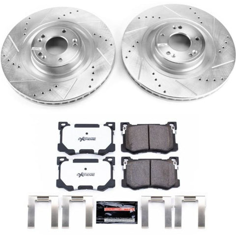 Power Stop 15-16 Hyundai Genesis Front Z26 Street Warrior Brake Kit - K7371-26