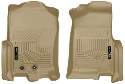 Husky Liners 2015 Ford Expedition/Lincoln Navigator WeatherBeater Front Tan Floor Liners - 18373
