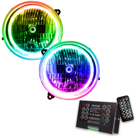 Oracle 05-07 Jeep Liberty SMD HL (no leveling) - ColorSHIFT w/ 2.0 Controller - 7136-333