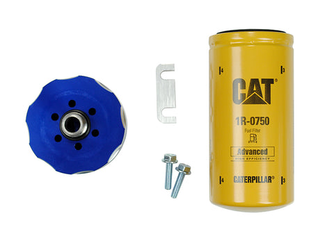 Sinister Diesel 01-15 Chevy Duramax CAT Filter Adapter - SD-CAT-DMAX