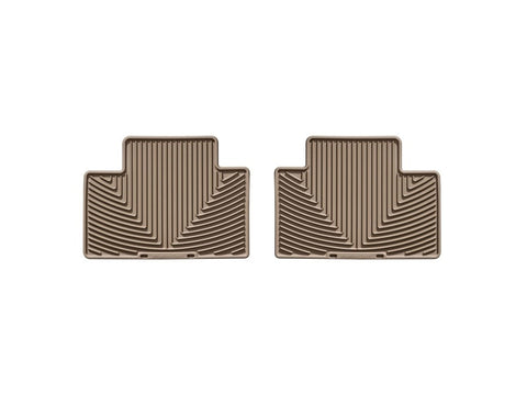 WeatherTech 05-13 Toyota Tacoma Crew Cab Rear Rubber Mats - Tan - W136TN