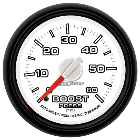 Autometer Factory Match 52.4mm Mechanical 0-60 PSI Boost Gauge - 8505