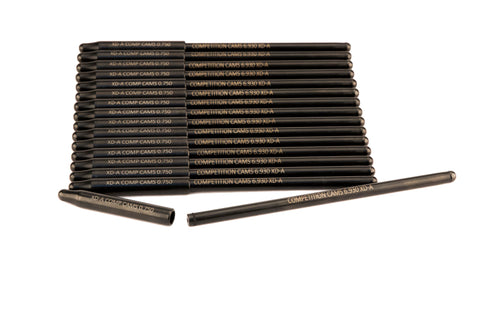 Comp Cams Pushrod Set, Xd-A Gm Ls 8.160In - 8.392In W/O Shims - 896809-16