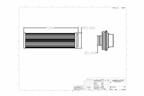 Aeromotive Filter Element 10 micron Cellulose - Fits 12361 - 12661
