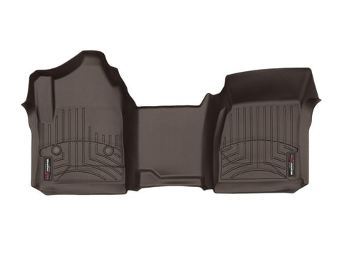 WeatherTech 14+ Chevy Silverado 1500 Regular Cab Front FloorLiner - Cocoa - 475451