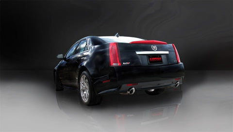 Corsa 2009-2014 Cadillac CTS Sedan V 6.2L V8 Polished Sport Axle-Back Exhaust - 14941