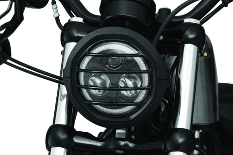 Kuryakyn Dillinger Headlight Trim 5-3/4 Black - 6688