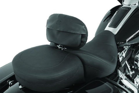 Mustang Harley Standard Touring Driver Backrest Pouch Cover - Black - 77621