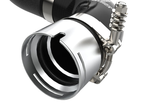 aFe Kia Stinger 18-22 V6-3.3L (tt) BladeRunner Hot Charge Pipe- Black - 46-20508-B