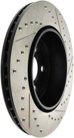 StopTech 05-09 Chrysler 300 (5.7L V8 exc SRT-8) Rear Right Slotted & Drilled Rotor - 127.63062R