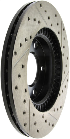 StopTech 06-10 Mazda Miata MX-5 Drilled & Slotted Front Right Rotor - 127.45075R