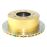 DBA 98-05 Lexus LX 470 / 98+ Toyota Landcruiser 100 Series Rear Drilled & Slotted 4000 Series Rotor - 4789XS