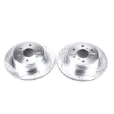 Power Stop 07-19 Cadillac Escalade Rear Evolution Drilled & Slotted Rotors - Pair - AR8658XPR