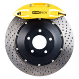 StopTech 00-05 Honda S2000 Yellow ST-40 Caliper 345x28mm Drilled Rotors Rear Big Brake Kit - 83.429.005G.82