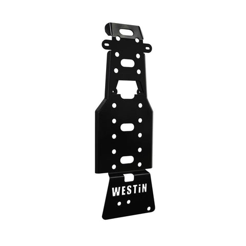 Westin/Snyper 07-11 Jeep Wrangler Transmission Pan Skid Plate - Textured Black - 42-21125