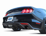 Gibson 15-17 Ford Mustang GT 5.0L 3in Cat-Back Dual Exhaust - Black Elite (Ceramic) - 619013-B