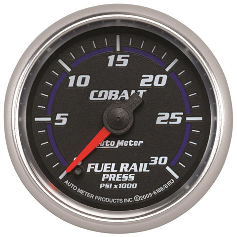 Autometer Cobalt 52mm 0-30,000 PSI F/S Electronic Diesel Fuel Rail Pressure Gauge (Cummins 5.9L) - 6186