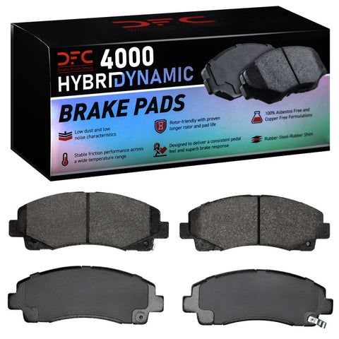 DFC 06-20 Honda Ridgeline Front 4000 Hybridynamic Brake Pads - 4000-1584-00