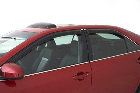 AVS 03-08 Toyota Corolla Ventvisor Outside Mount Window Deflectors 4pc - Smoke - 94620