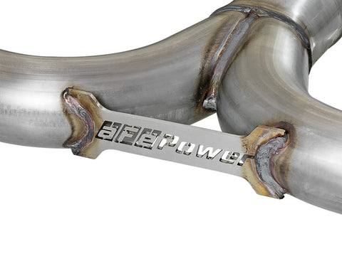 aFe Takeda 3in-2.5in SS Axle-Back Exhaust w/Polished Tips 2018 Hyundai Elantra GT Sport I4-1.6L(t) - 49-37002-1P