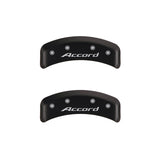MGP 4 Caliper Covers Engraved Front Accord Engraved Rear Accord Red finish silver ch - 20130SACCRD