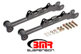BMR 10-15 5th Gen Camaro Chrome Moly Non-Adj. Rear Lower Control Arms (Delrin) - Black Hammertone - MTCA030H