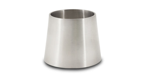 Vibrant 1.5in x 1in 304 Stainless Steel Straight Reducer - 2687