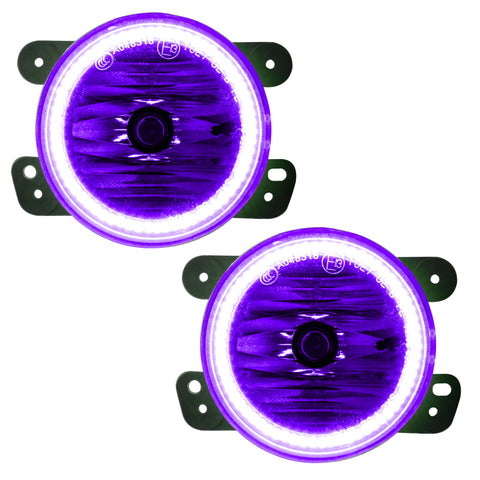 Oracle 07-17 Jeep Wrangler LED Fog Light Halo Kit - UV/Purple - 1177-007