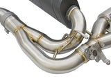 aFe 16-18 BMW M2 L6-3.0L MACH Force-Xp 3in to 2.5in 304 SS Cat-Back Exhaust System-Quad Polish Tips - 49-36330-1P