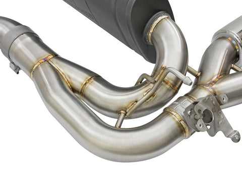 aFe 16-18 BMW M2 L6-3.0L MACH Force-Xp 3in to 2.5in 304 SS Cat-Back Exhaust System-Quad Polish Tips - 49-36330-1P
