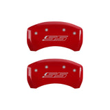 MGP 4 Caliper Covers Engraved Front & Rear Gen 5/SS Yellow finish black ch - 14231SSS5YL