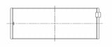 ACL Lexus V8 1UZFE/2UZFE/3UZFE Standard Size High Performance Rod Bearing Set - 8B8091H-.50