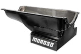 Moroso Ford 351C/351M (w/Front Sump) Kicked Out Wet Sump 7qt 8in Steel Oil Pan - 20558