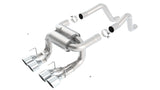 Borla 06-12 Chevrolet Corvette Z06/ZR1 6.2L/7.0L 8cyl Aggressive ATAK Exhaust (rear section only) - 11822