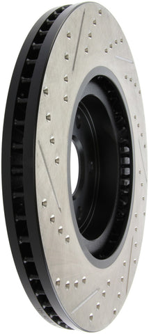 StopTech Infiniti G37 / Nissan 370Z SportStop Slotted & Drilled Front Left Rotor - 127.42100L