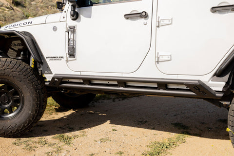 DV8 Offroad 2007-2018 Jeep Wrangler JK 4-Door Rock Sliders - SRJK-07