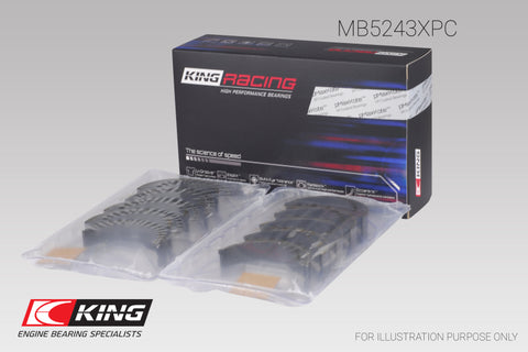 King Engine Bearings Nissan Sr20De (Size 0.26) Main Bearing Set - MB5243XPC.026