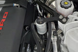 J&amp;L 16-24 Chevrolet Camaro LT1 6.2L Drivers Side Oil Separator 3.0 - Clear Anodized - 3081D-C