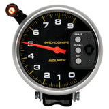 AutoMeter Gauge Tach 5in. 9K RPM Pedestal W/ Quick Lite & Peak Memory Pro-Comp - 6851