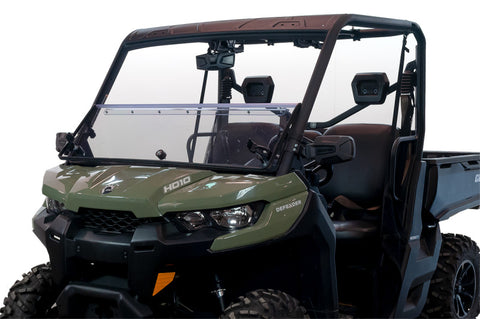Seizmik 16-23 Can Am Defender HD5-HD10/MAX/XT/PRO Windshield Folding AR2 - 50-25038KIT