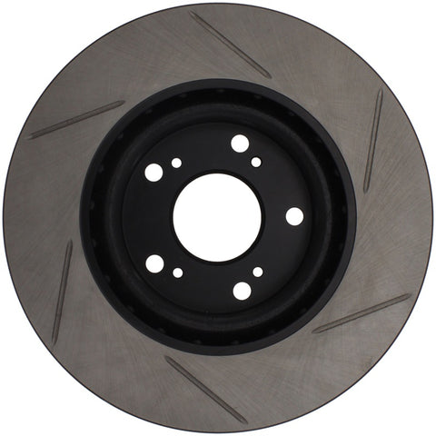 StopTech Power Slot Slotted 06-08 Honda Civic Si Front Right Rotor - 126.40057SR