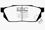 EBC 84-87 Honda Civic CRX 1.5 DX Greenstuff Front Brake Pads - DP2570