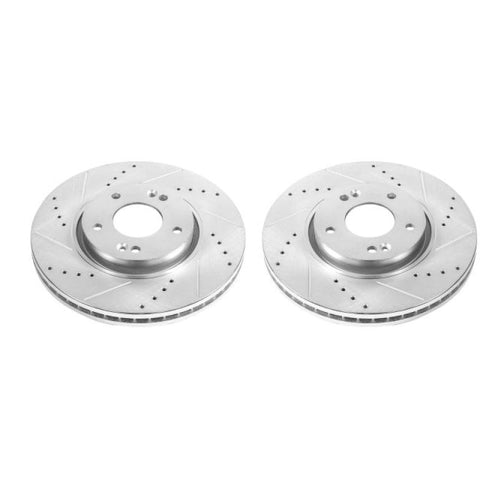 Power Stop 12-16 Kia Sportage Front Evolution Drilled & Slotted Rotors - Pair - JBR1567XPR