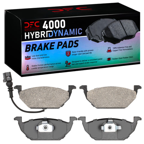 DFC 99-10 Volkswagen Jetta Wagon Front 4000 Hybridynamic Brake Pads - 4000-0768-10