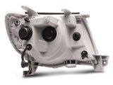 Raxiom 05-09 Toyota Tacoma Super White LED Halo Projector Headlights- Chrome Housing- Clear Lens - TT5933