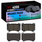 DFC 09-14 Hyundai Genesis Sedan Front 4000 Hybridynamic Brake Pads - 4000-1396-00